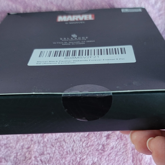 Limited Edition Marvel Black Panther Wakanda Forever Enamel Pin Set - Picture 5 of 5